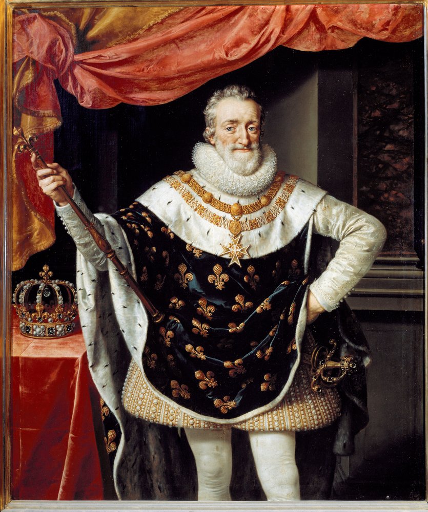 Portrait de Henri IV (1553-1610), roi de France, en armure - Louvre