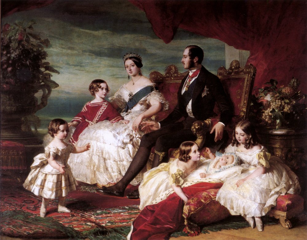 Reine Victoria, Prince Albert et enfants - Franz Xaver Winterhalter