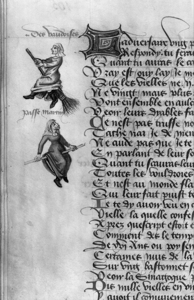 Ms Fr 12476 fol.105v Deux sorcières de 