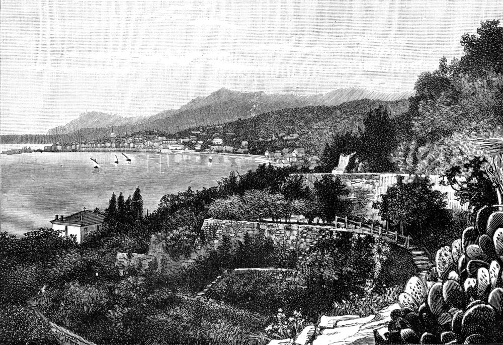 Mentone, 1900 | Frith and Co | Estampe d'art