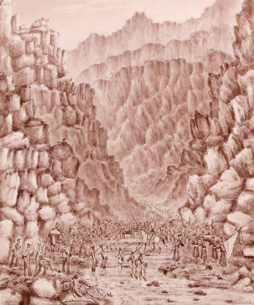 Khoord Caubel Pass | George Alfred Croly | Estampe d'art