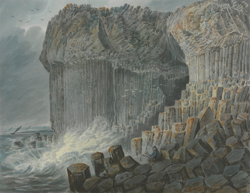 La grotte de Fingal, Staffa | George Cuitt | Estampe d'art