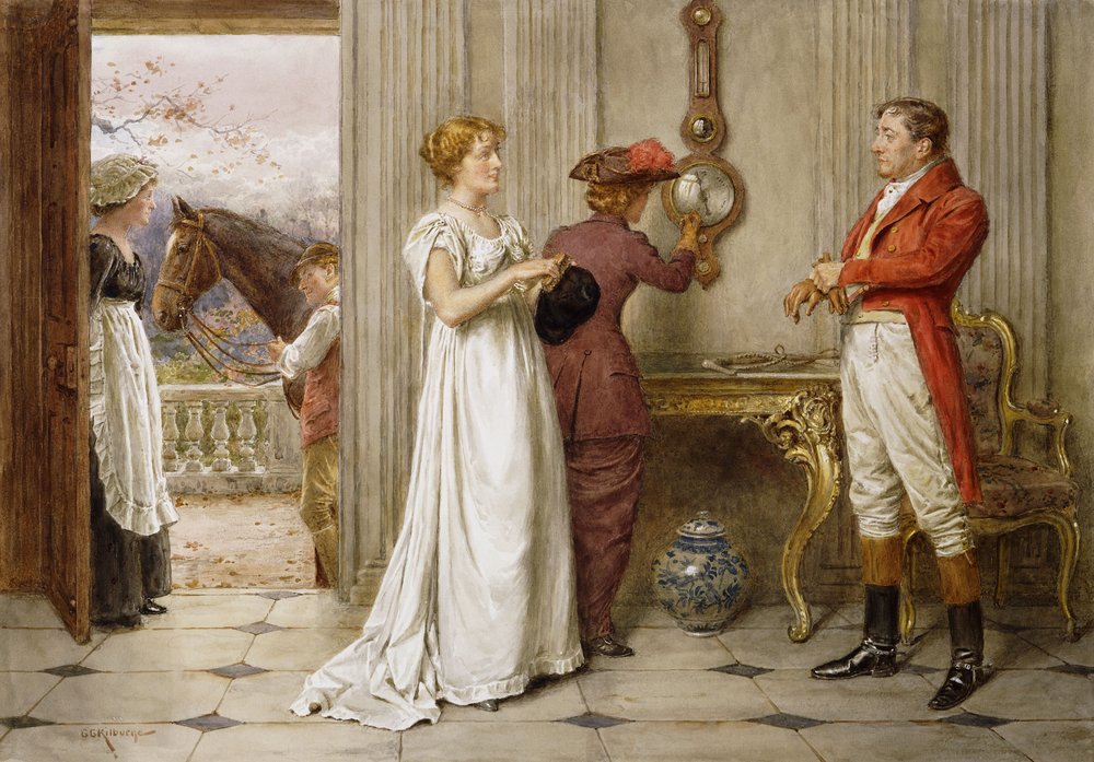 Un vent du sud et un ciel nuageux | George Goodwin Kilburne