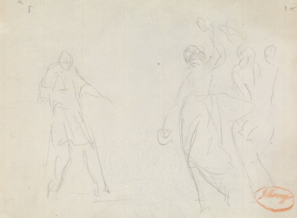 Étude de composition de figure n° 39 - George Romney