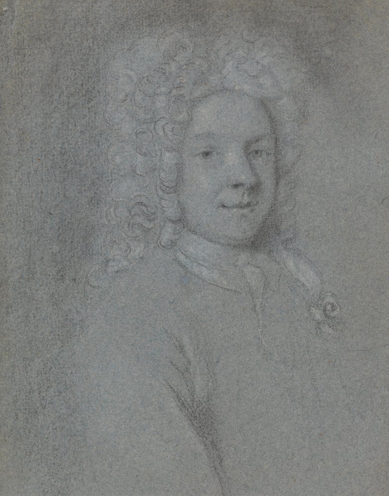 Portrait de John Dixon, face à droite - George Vertue