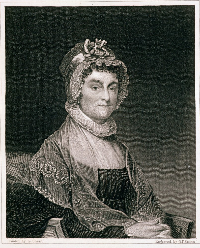 Abigail Adams, gravée par G.F. Storm - Gilbert Stuart