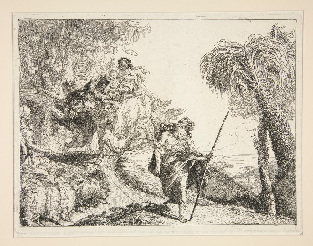 Joseph avec la Vierge et l