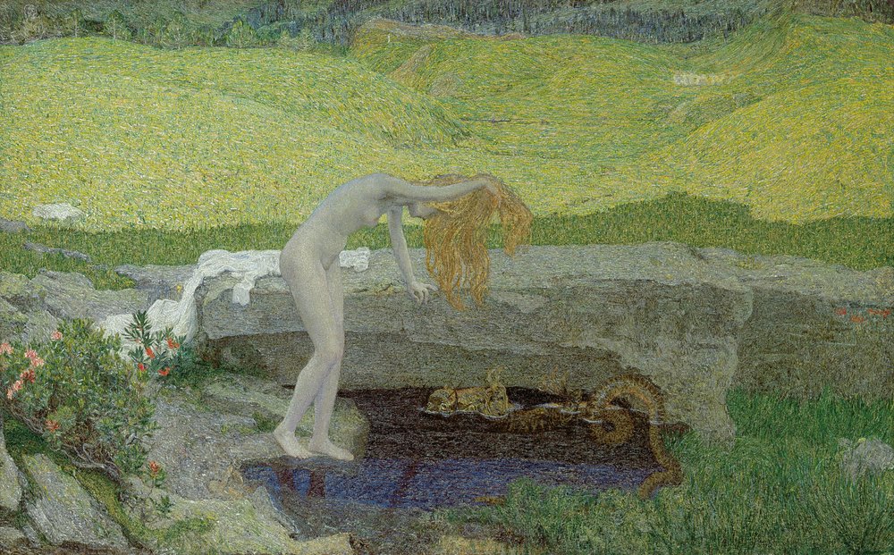 Vanité, la source du mal - Giovanni Segantini