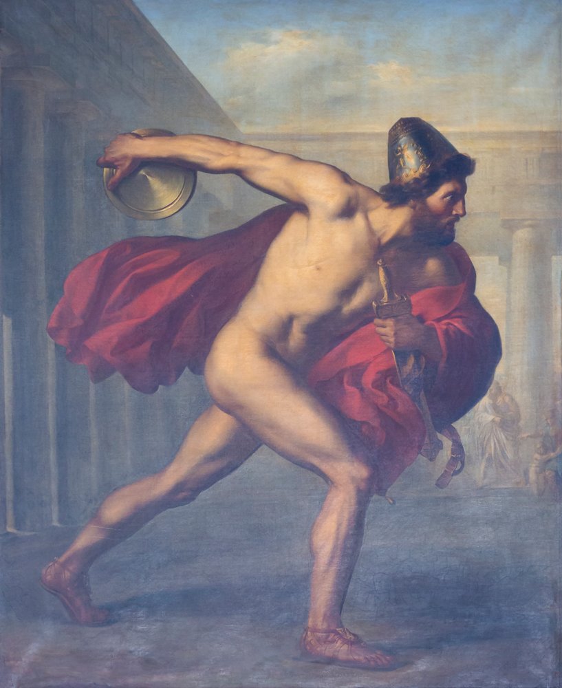 Ulysse lance le disque - Giuseppe Mancinelli