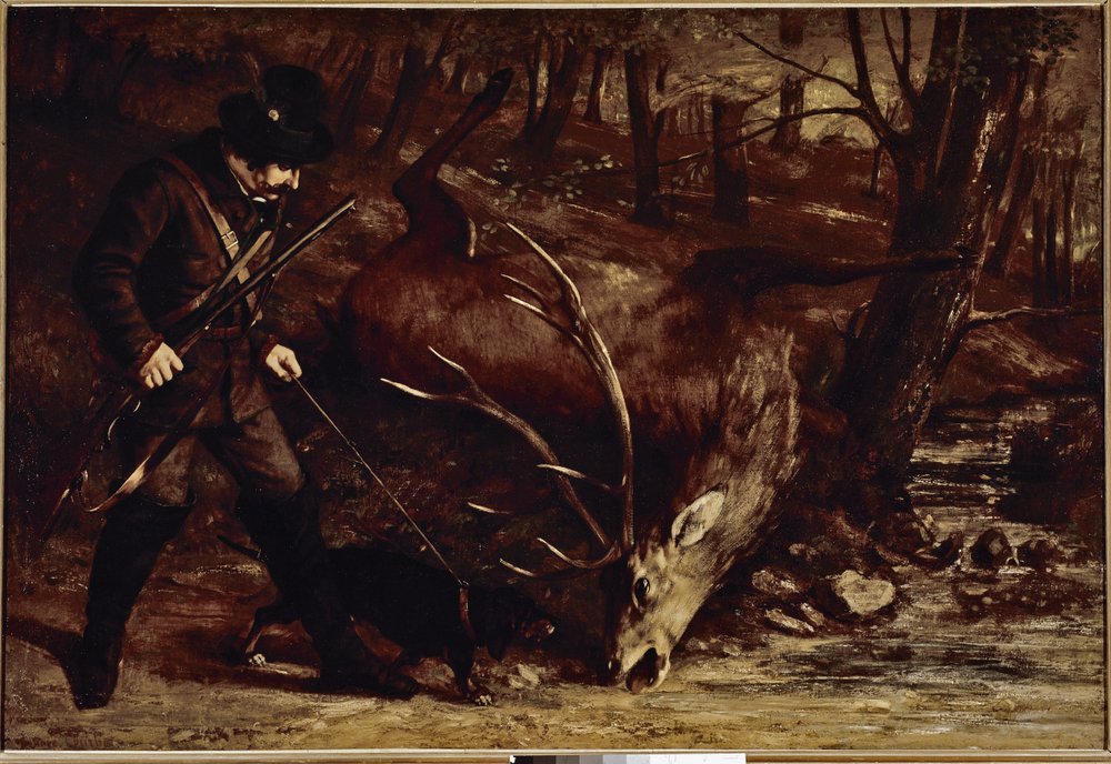 Le chasseur allemand - Gustave Courbet