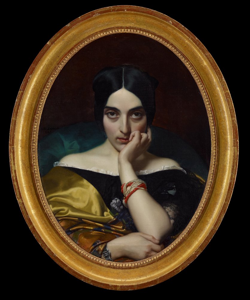 Portrait de Clémentine (Madame Alphonse) Karr, 1845 - Henri Lehmann