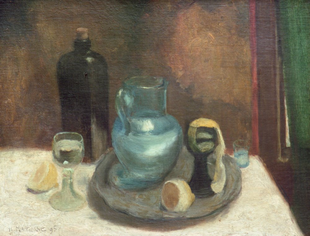 Nature morte au citron ou La carafe bleue | Henri Matisse