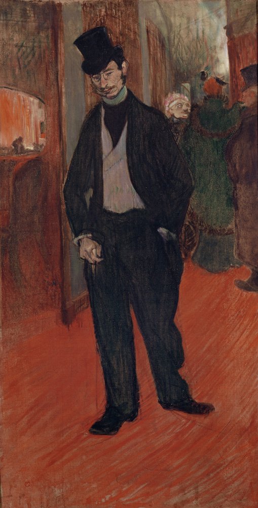 Docteur Gabriel Tapié de Céleyran dans une salle de théâtre, 1894 - Henri de Toulouse-Lautrec