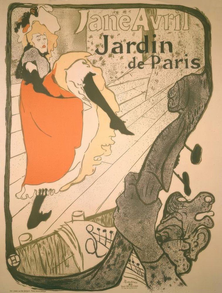 Jane Avril - Henri de Toulouse-Lautrec