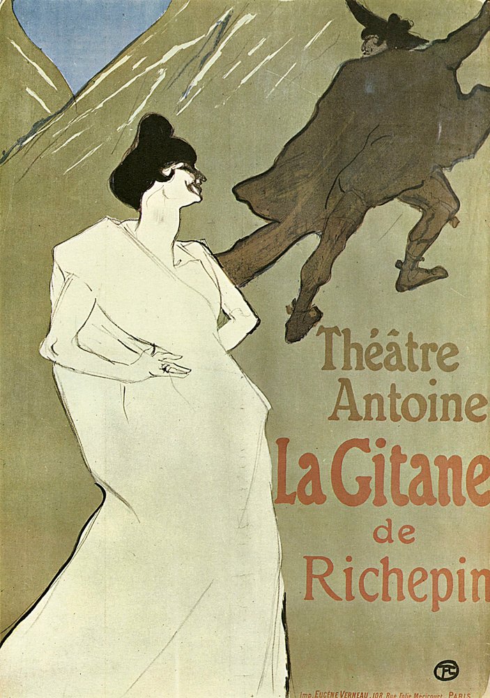 La Gitane, 1899-1900 | Henri de Toulouse Lautrec
