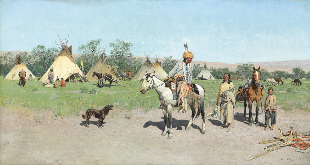 Dans de nouveaux pâturages, 1895 - Henry Francois Farny