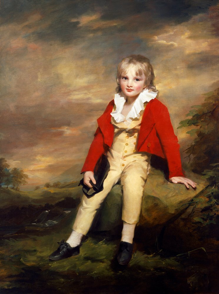 Sir George Sinclair enfant | Henry Raeburn | Estampe d'art