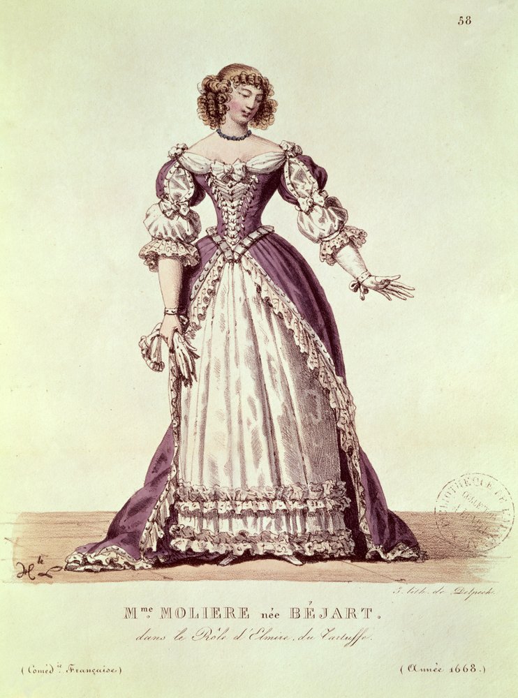 Madame Molière, née Armande Béjart (1642-1700), dans le rôle d