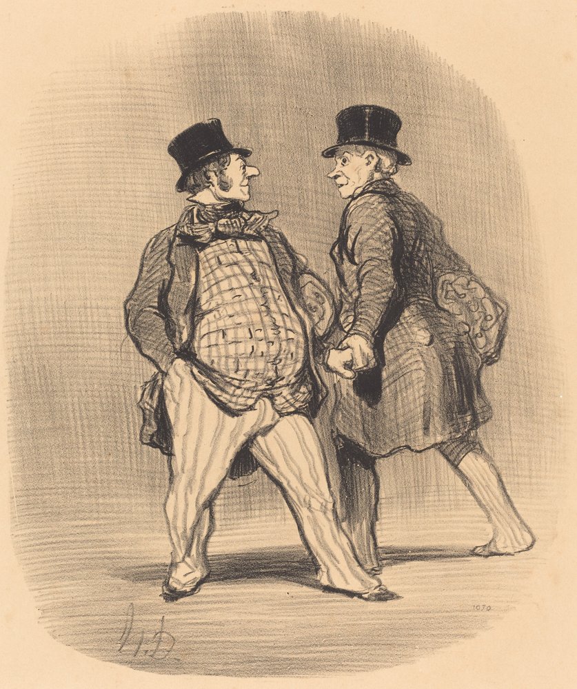 Confrère, méfiez-vous du petit baron... - Honoré Daumier