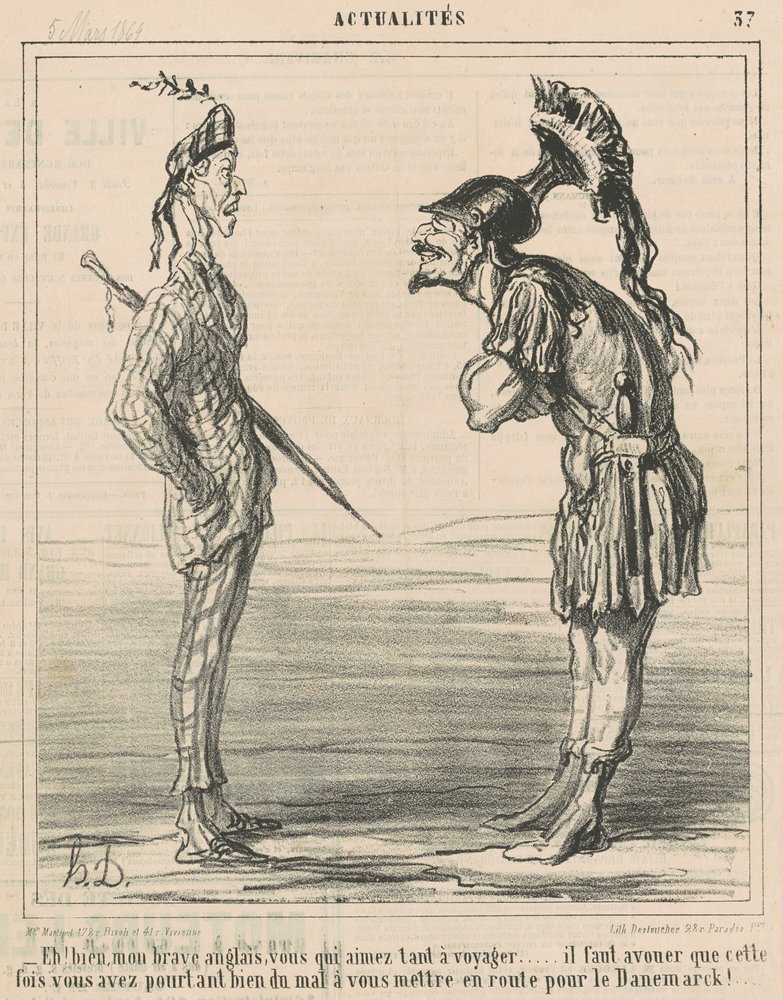 Eh bien! Mon brave anglais ... - Honoré Daumier