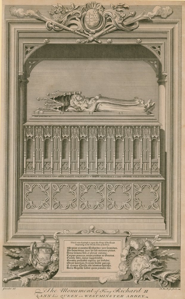 Le monument du roi Richard II et de la reine Ann