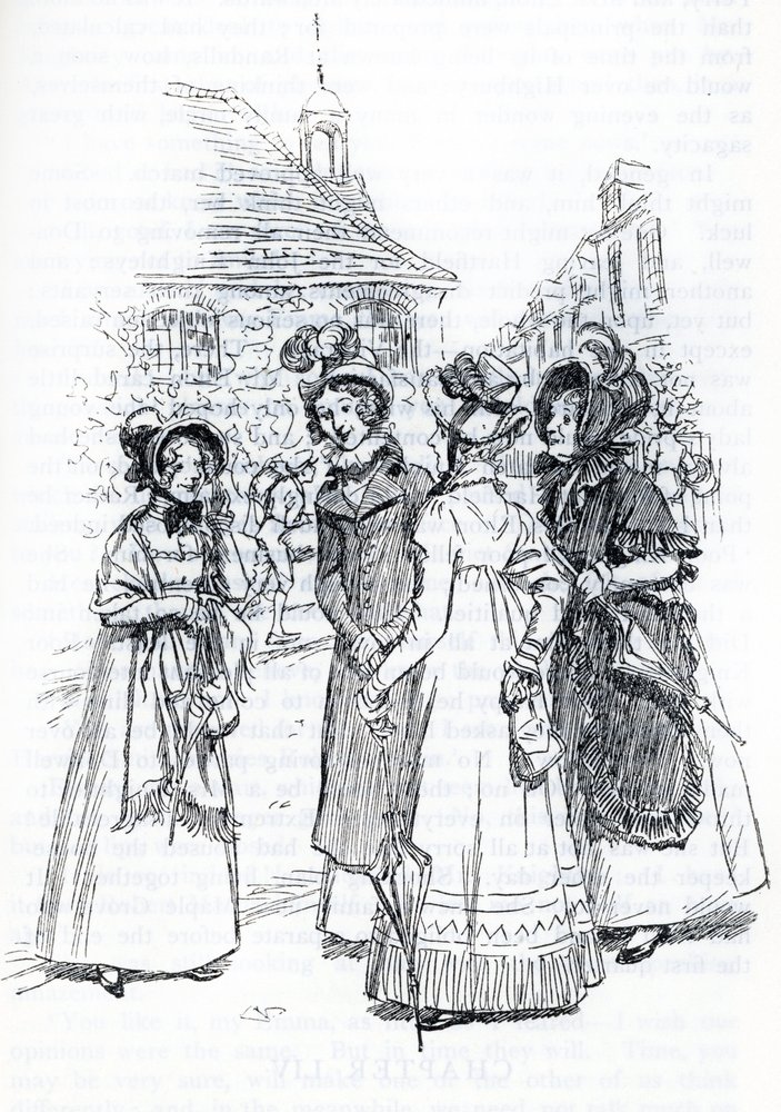 Mme Cole, Mme Perry et Mme Elton (illustration)
