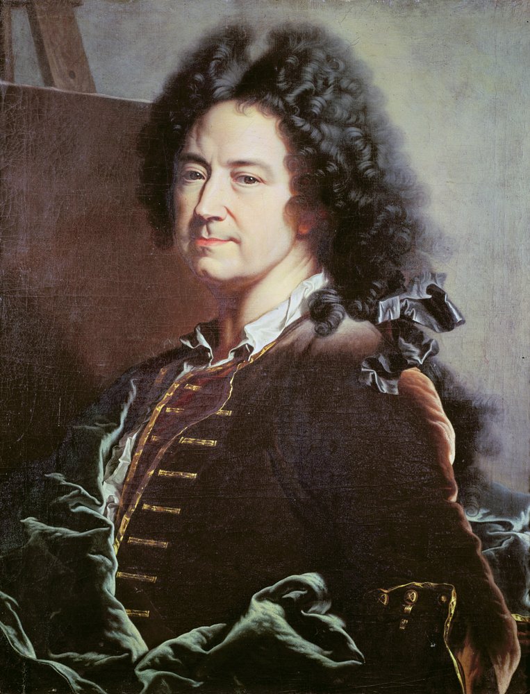 Autoportrait | Hyacinthe Francois Rigaud | Estampe d'art