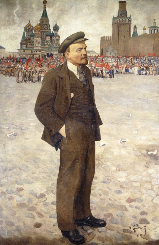Lénine sur la place Rouge - Isaak Israilevich Brodsky