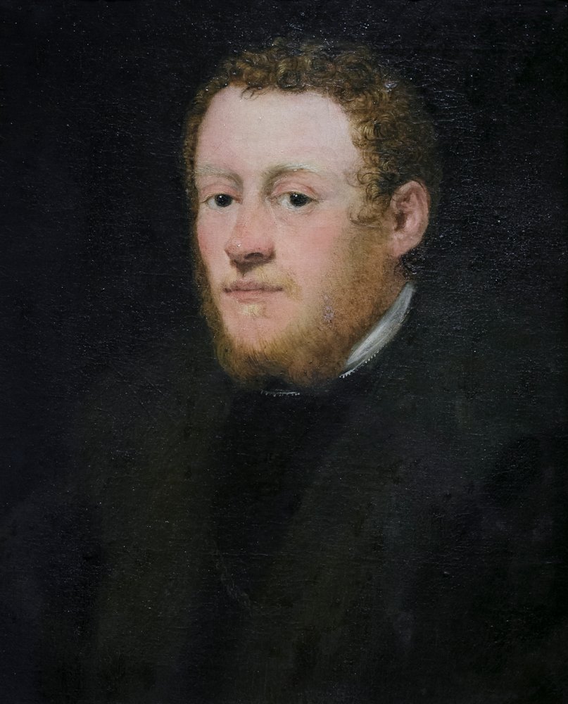 Portrait d'un jeune homme aux cheveux roux | Estampe d'art