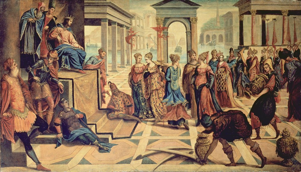 Salomon et la reine de Saba Jacopo Robusti Tintoretto