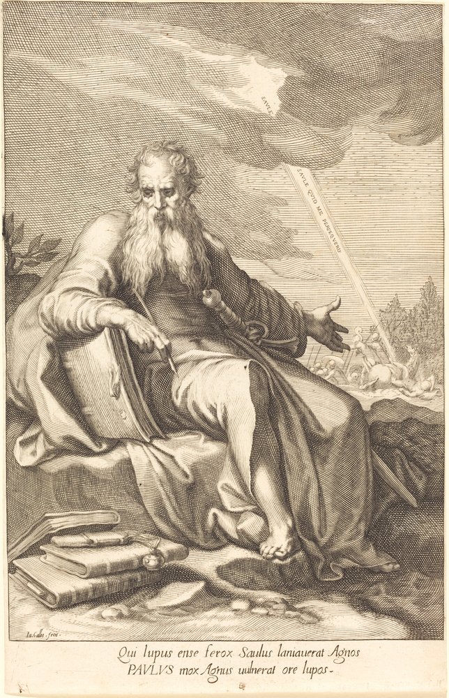 Saint Paul, assis - Jacques Callot
