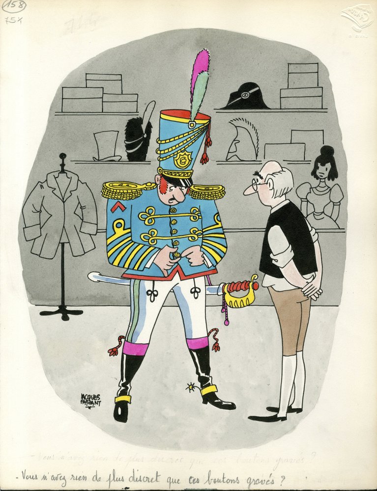 Days of France, Satirique en Colours - Jacques Faizant