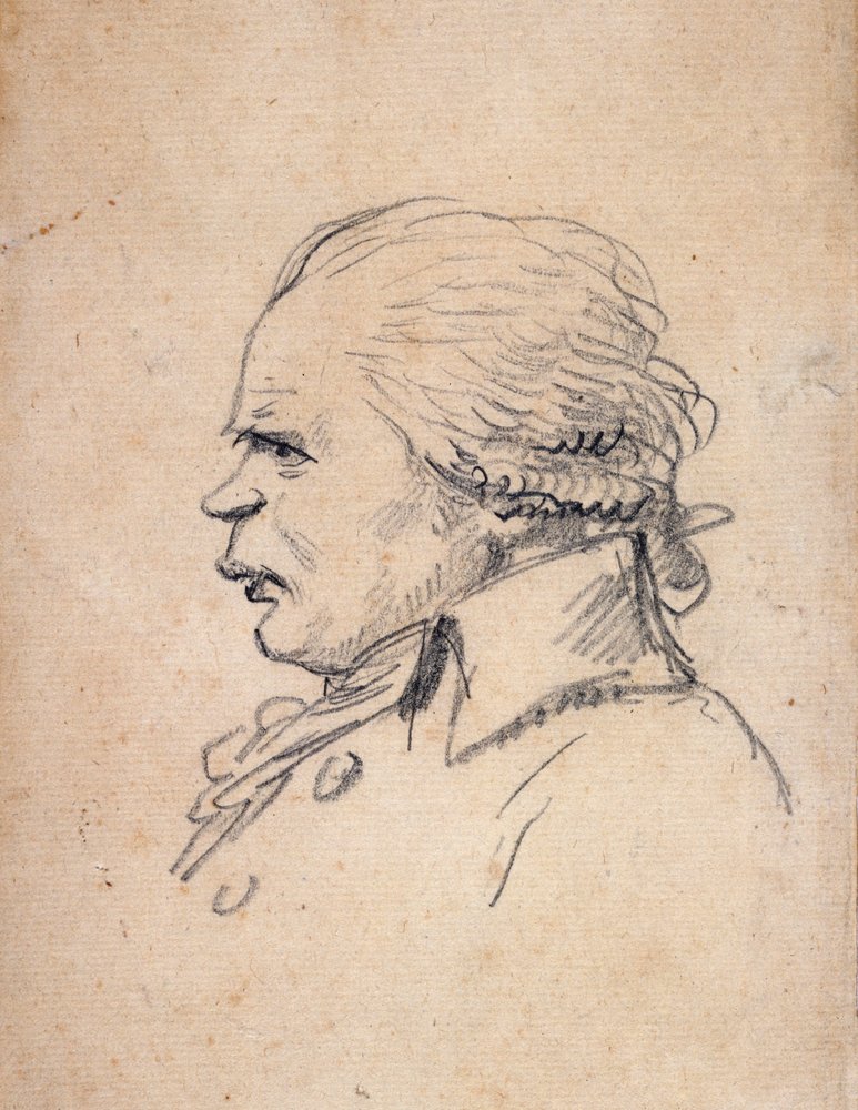 Portrait-charge de Danton (caricature) | Estampe d'art