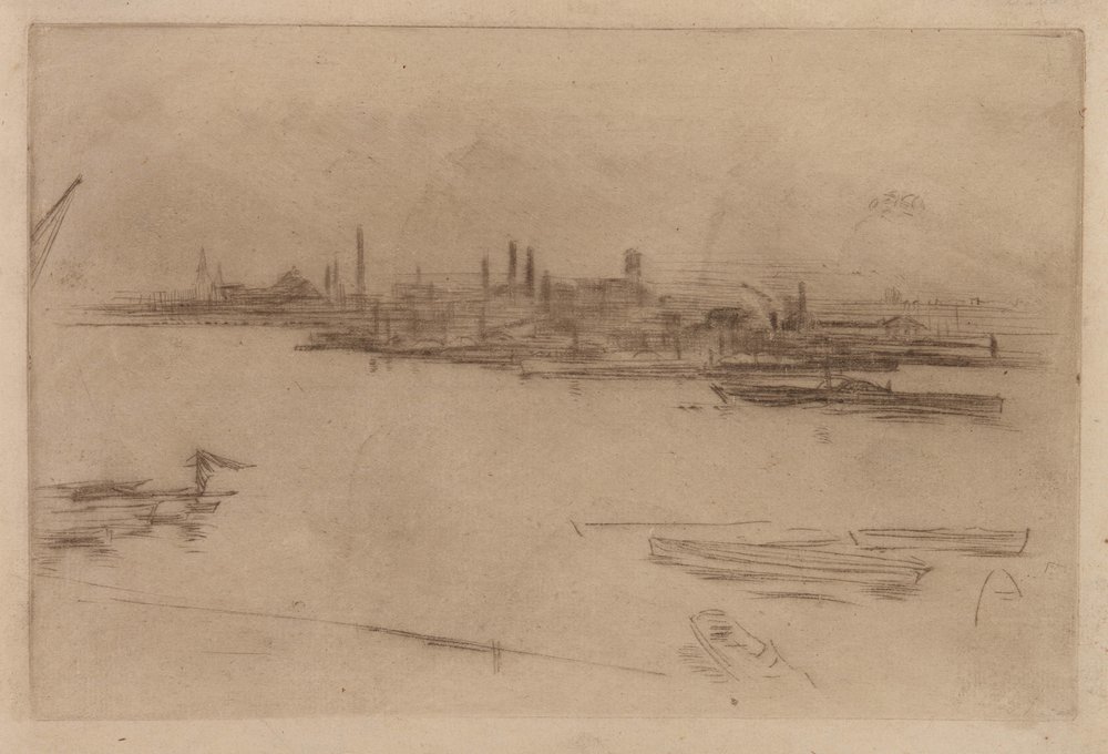 Matin à Battersea, 1875 - James Abbott McNeill Whistler