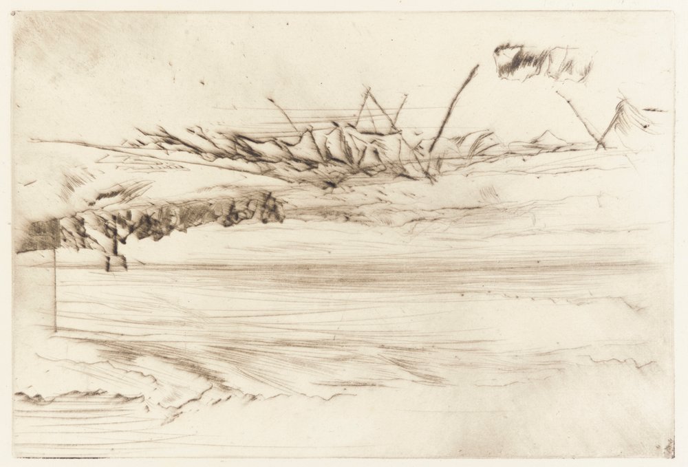 La Plage, Hastings, 1873 - James Abbott McNeill Whistler