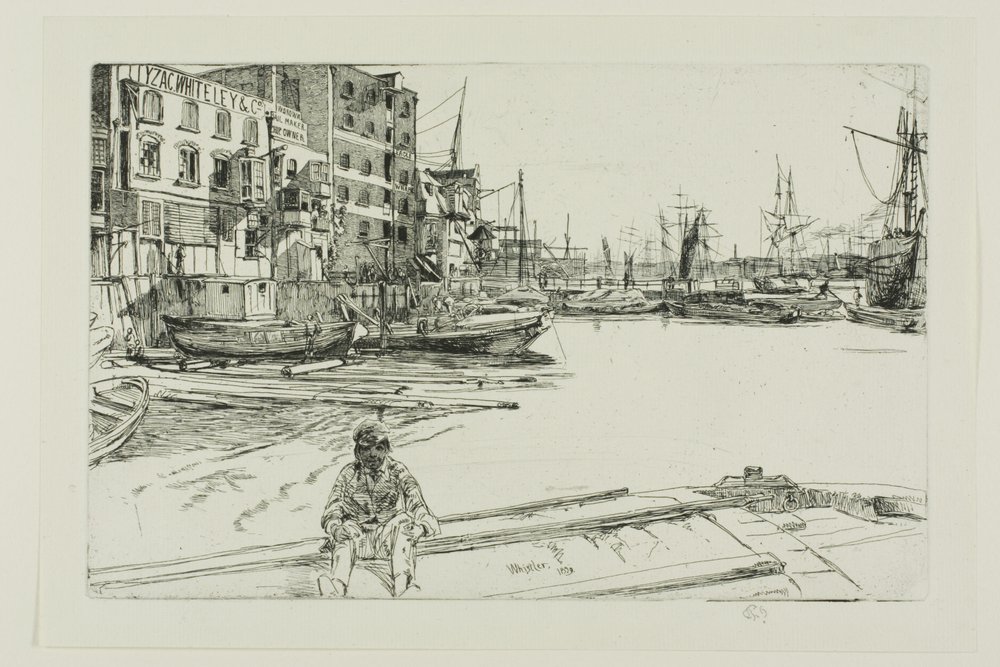 Eagle Wharf - James McNeill Whistler
