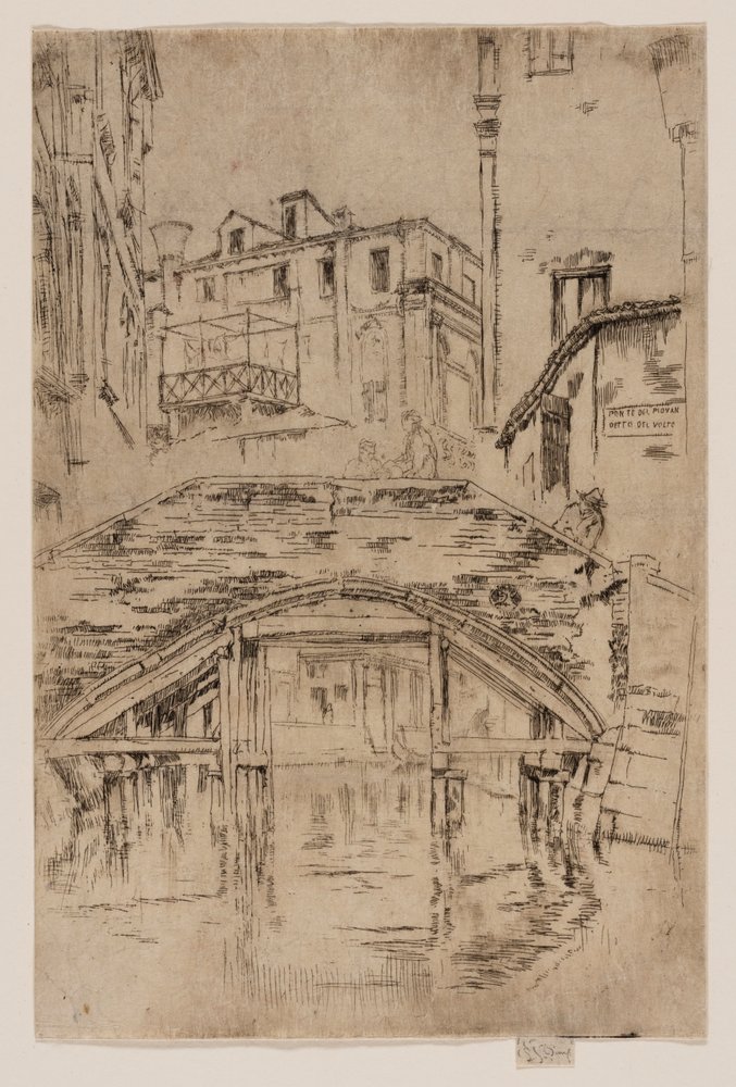 Ponte del Piovan - James McNeill Whistler