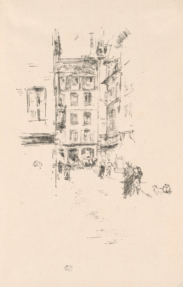 Rue Furstenburg - James McNeill Whistler