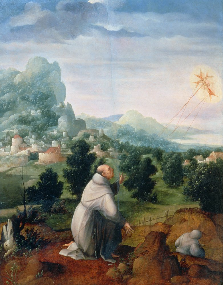 Saint François recevant les stigmates - Jan van Scorel