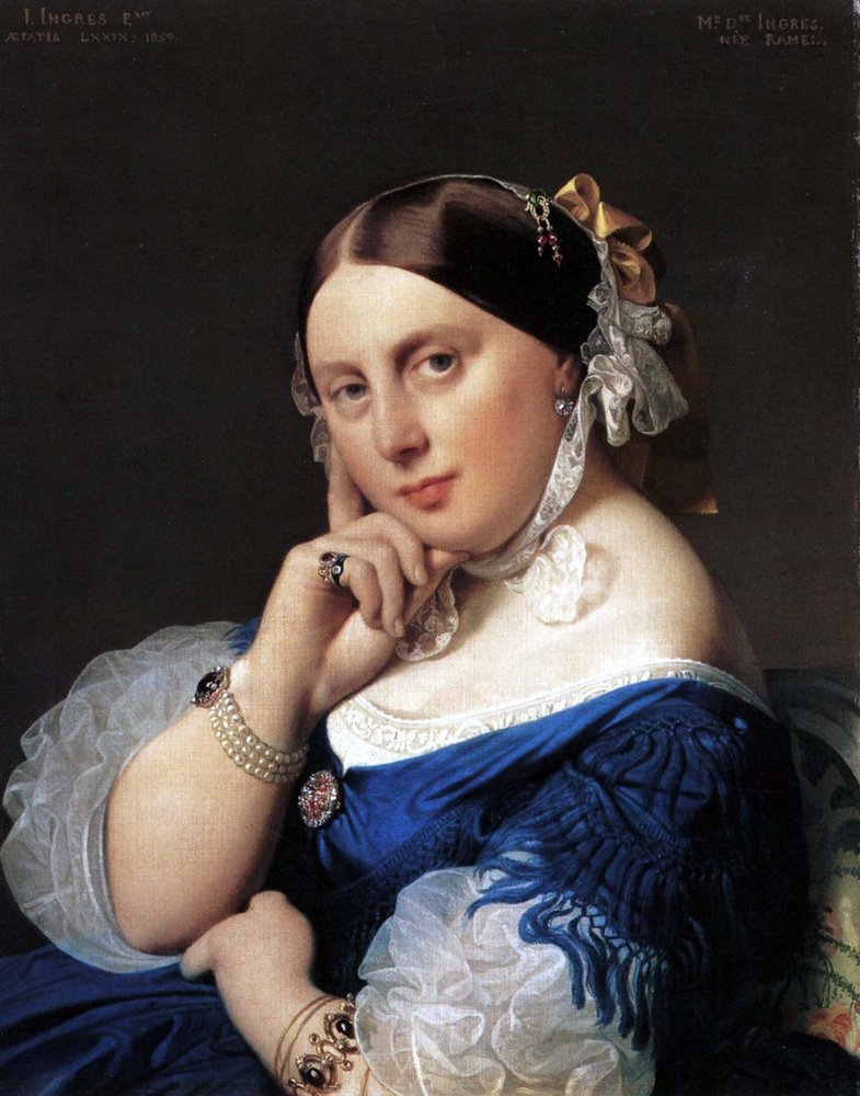 Portrait de Madame Ingres, née Ramel - Jean Auguste Dominique Ingres