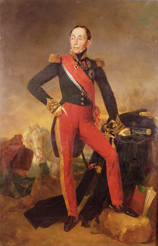 Portrait du marquis Emmanuel de Grouchy (1766-1847) Maréchal de France - Jean Sebastien Rouillard