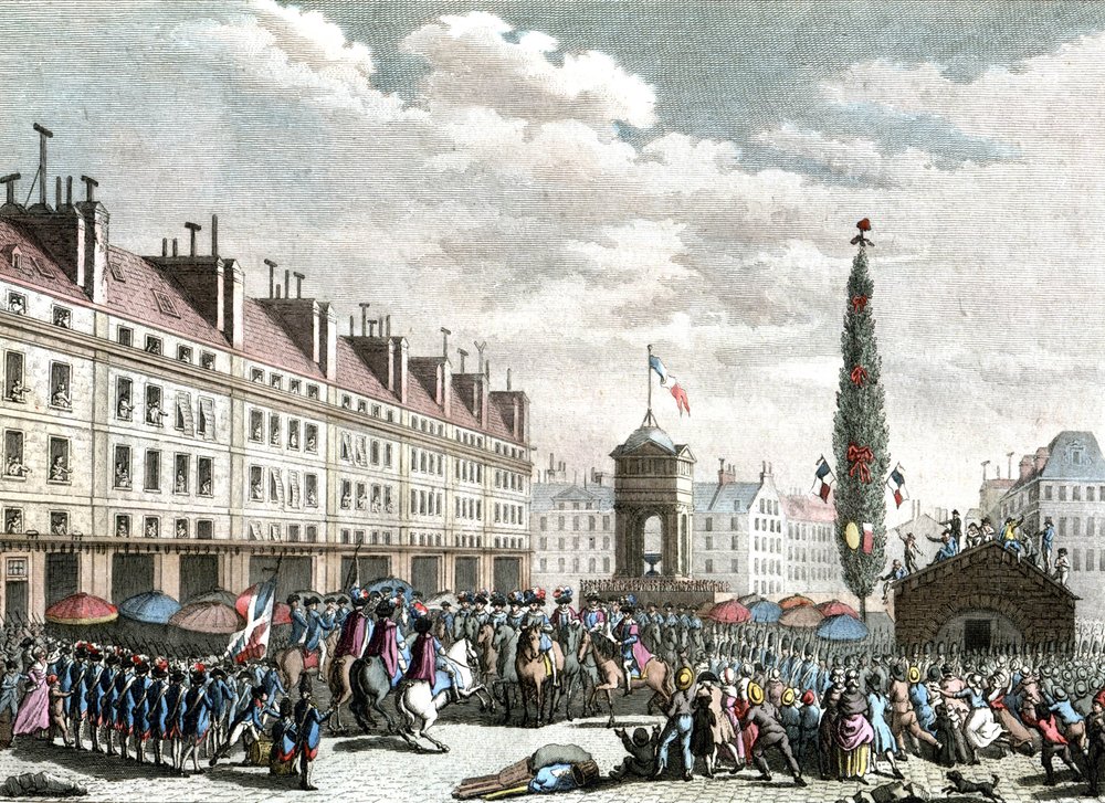 La proclamation de la Constitution française, 1791, fin du 18ème siècle - Jean (after) Duplessis-Bertaux