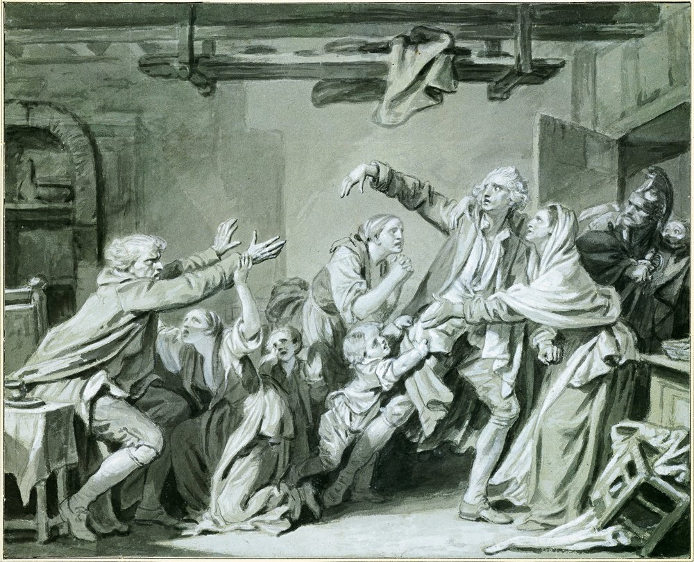 Un père maudit son fils ingrat - Jean-Baptiste Greuze