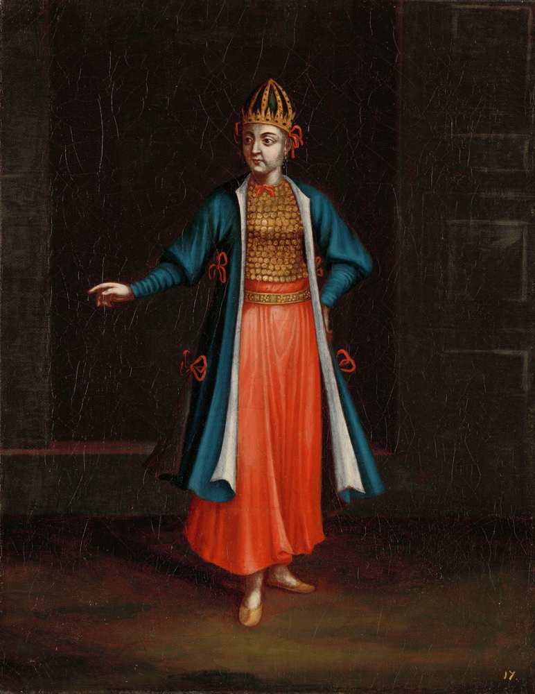 Femme de la Côte Bulgare - Jean Baptiste Vanmour (workshop of)