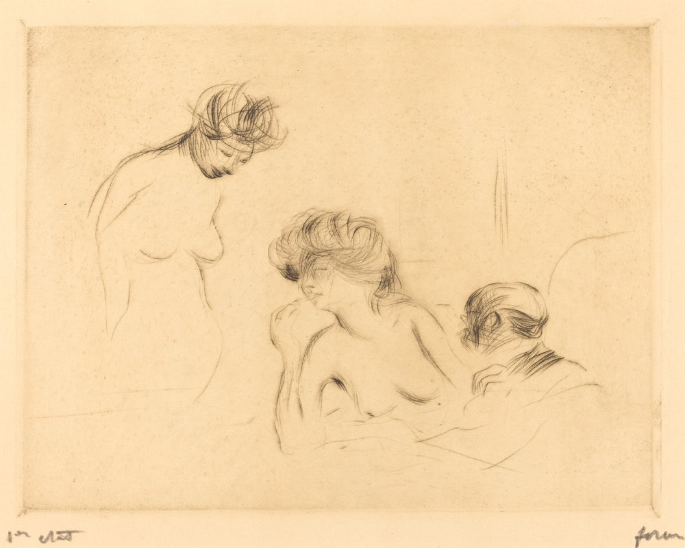 Dans une chambre privée (troisième planche) - Jean-Louis Forain