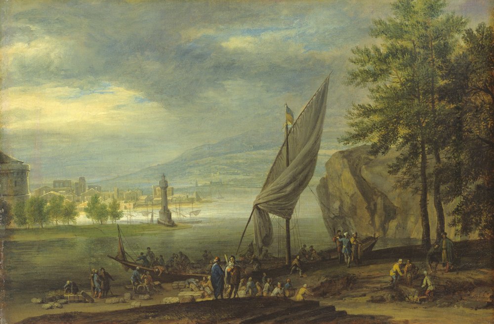 Paysage de port | Joachim Franz Beich | Estampe d'art