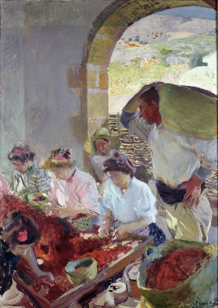 Préparation des raisins secs, 1890 - Joaquín Sorolla