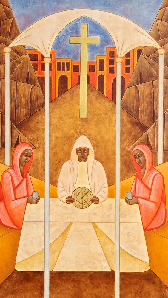 La Cène à Emmaüs, 2011 (tempera à l