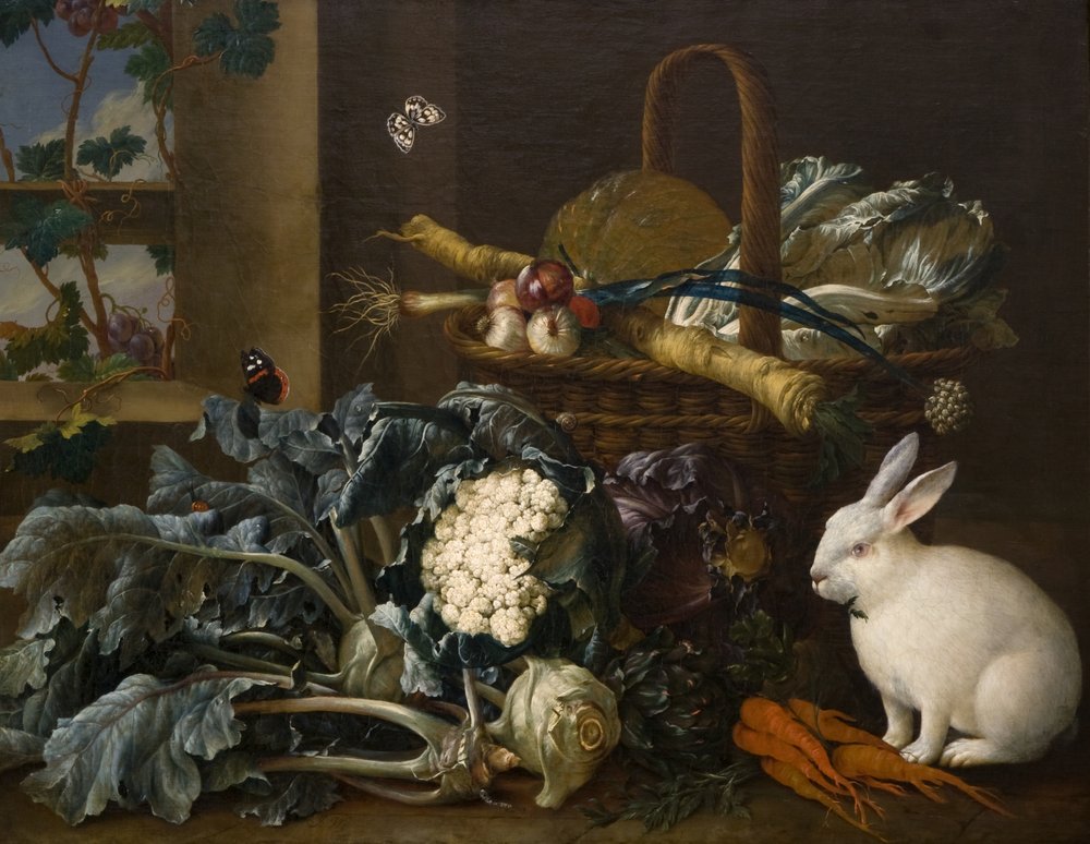 Nature morte avec lapin | Johann Amandus Wink
