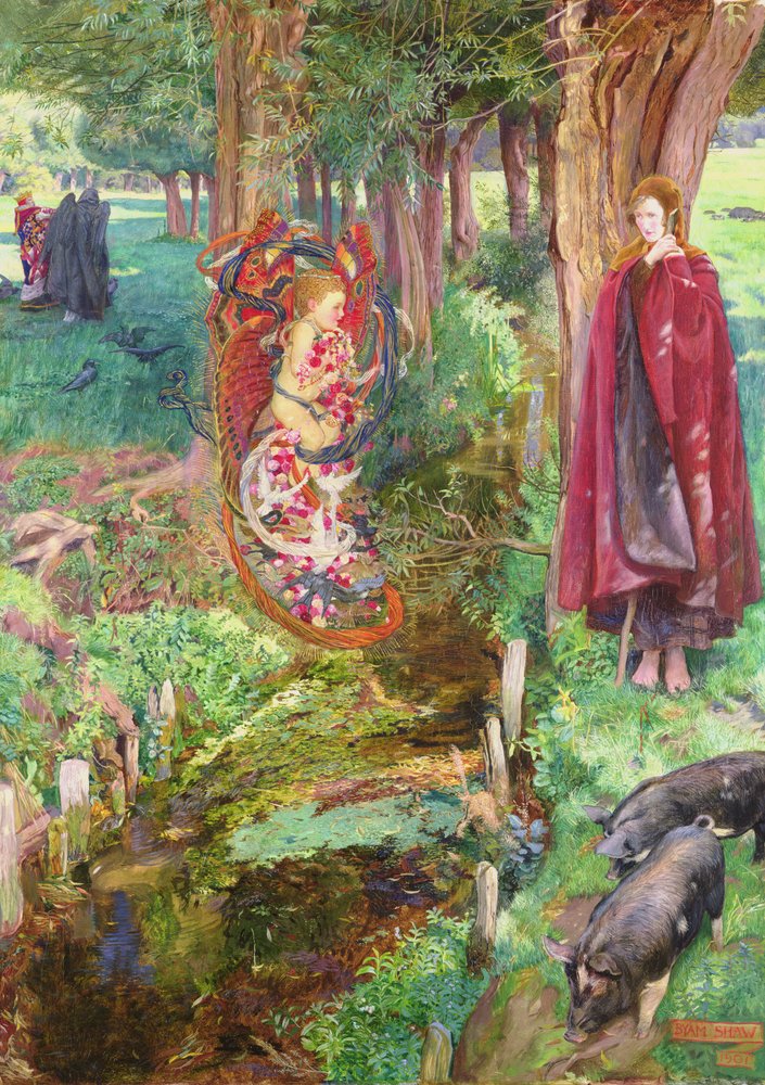Le temps et le hasard arrivent à tous de la même manière, 1901 - John Byam Liston Shaw